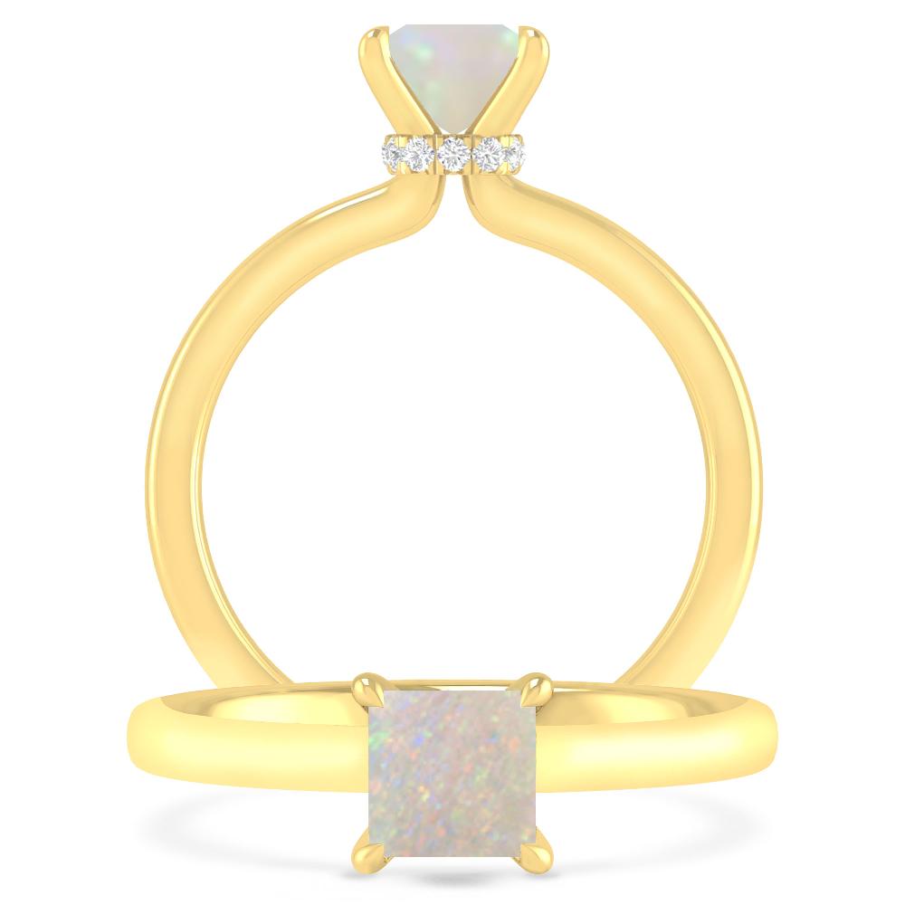 Yellow Gold - Opal