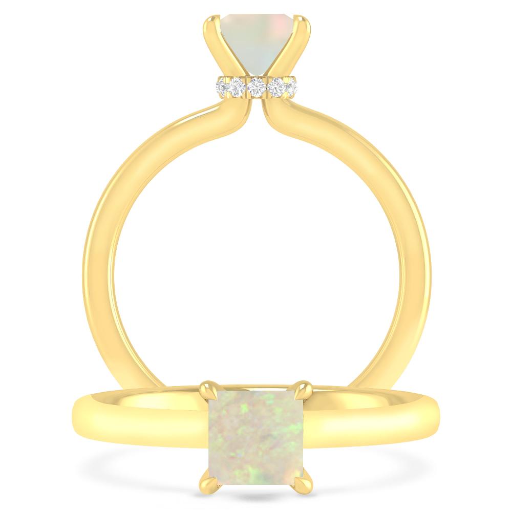 Yellow Gold - Opal