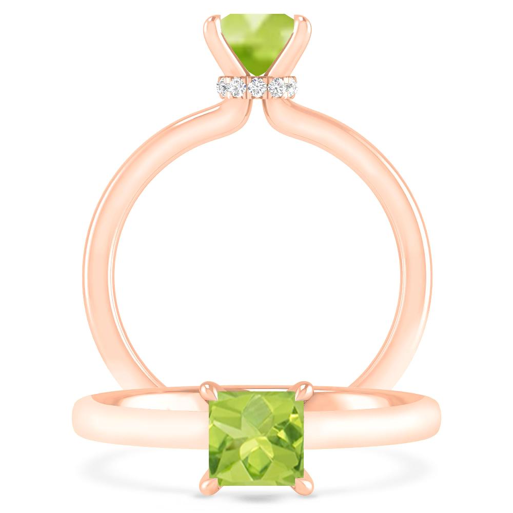 Rose Gold - Peridot