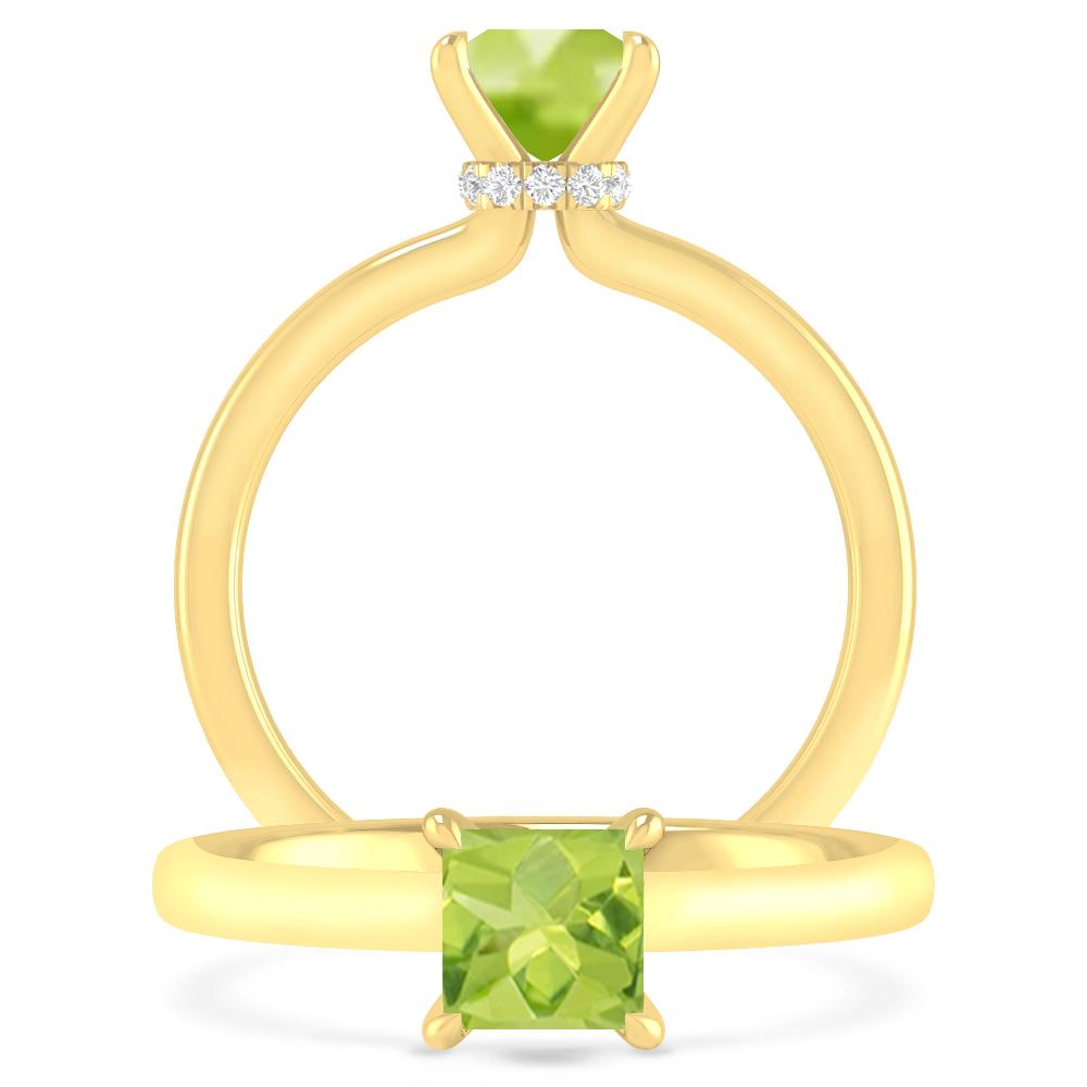 Yellow Gold - Peridot