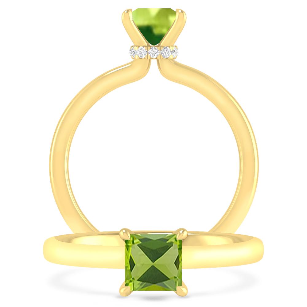 Yellow Gold - Peridot