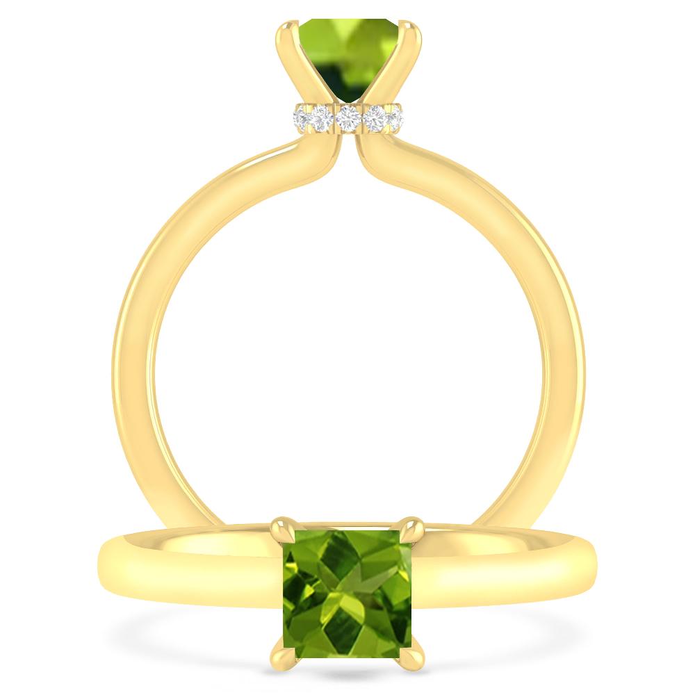 Yellow Gold - Peridot