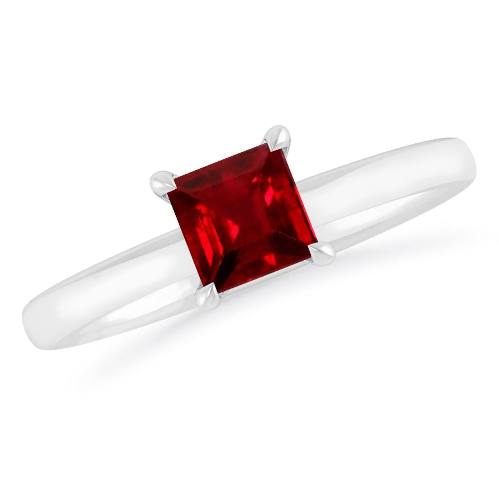 White Gold - Ruby