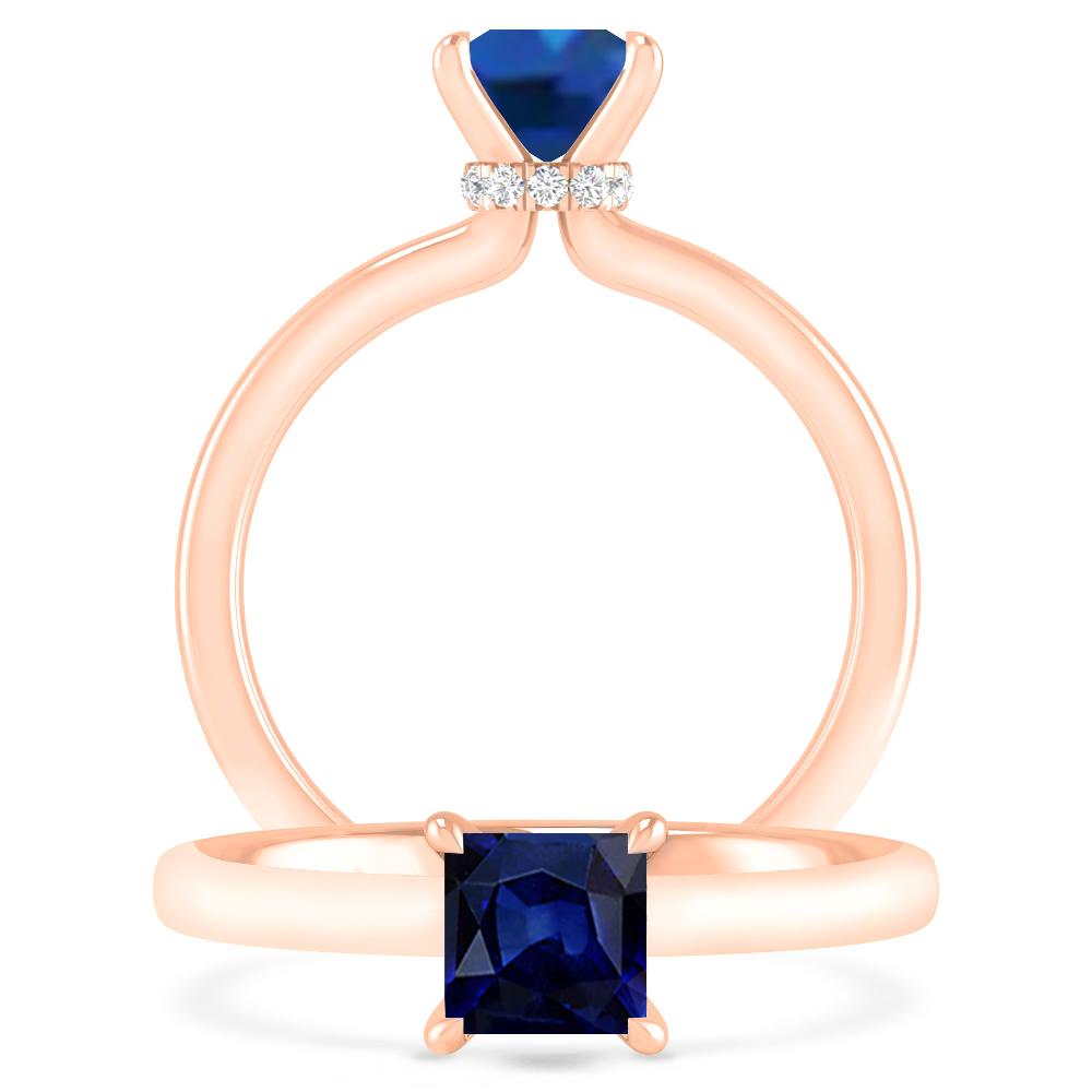 Rose Gold - Sapphire