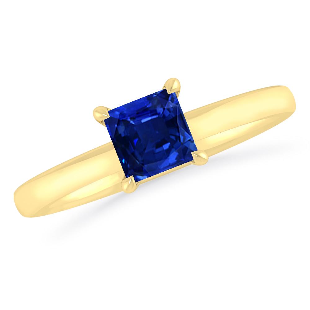 Yellow Gold - Sapphire