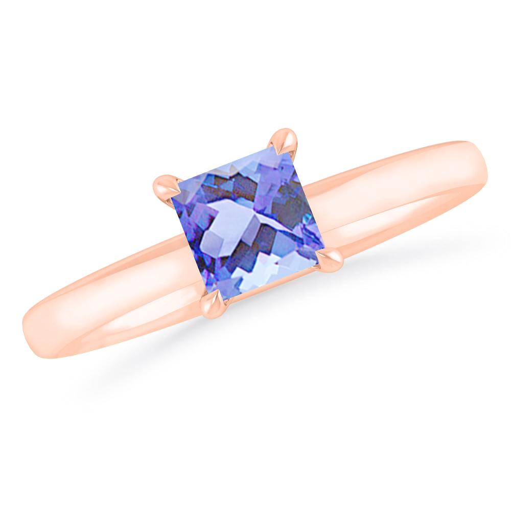 Rose Gold - Tanzanite