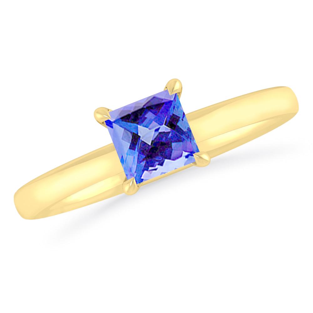 Yellow Gold - Tanzanite