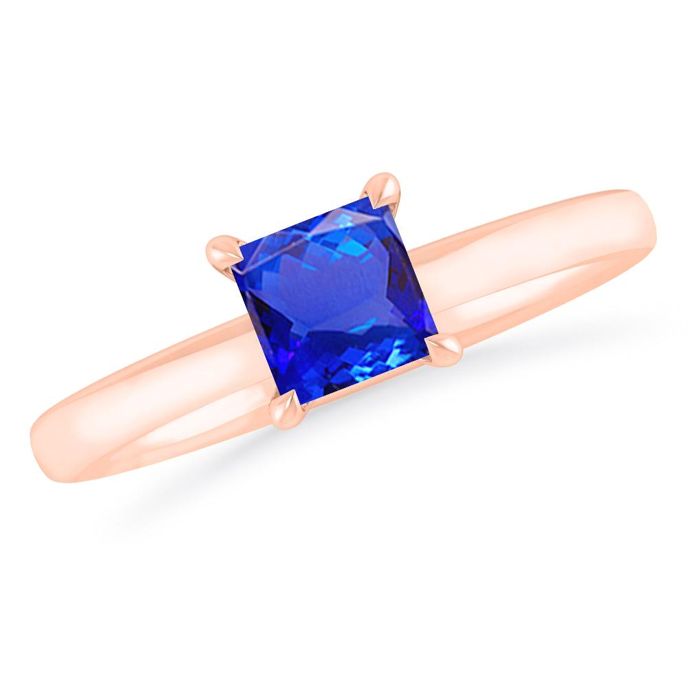 Rose Gold - Tanzanite