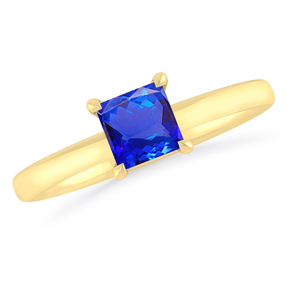 Yellow Gold - Tanzanite