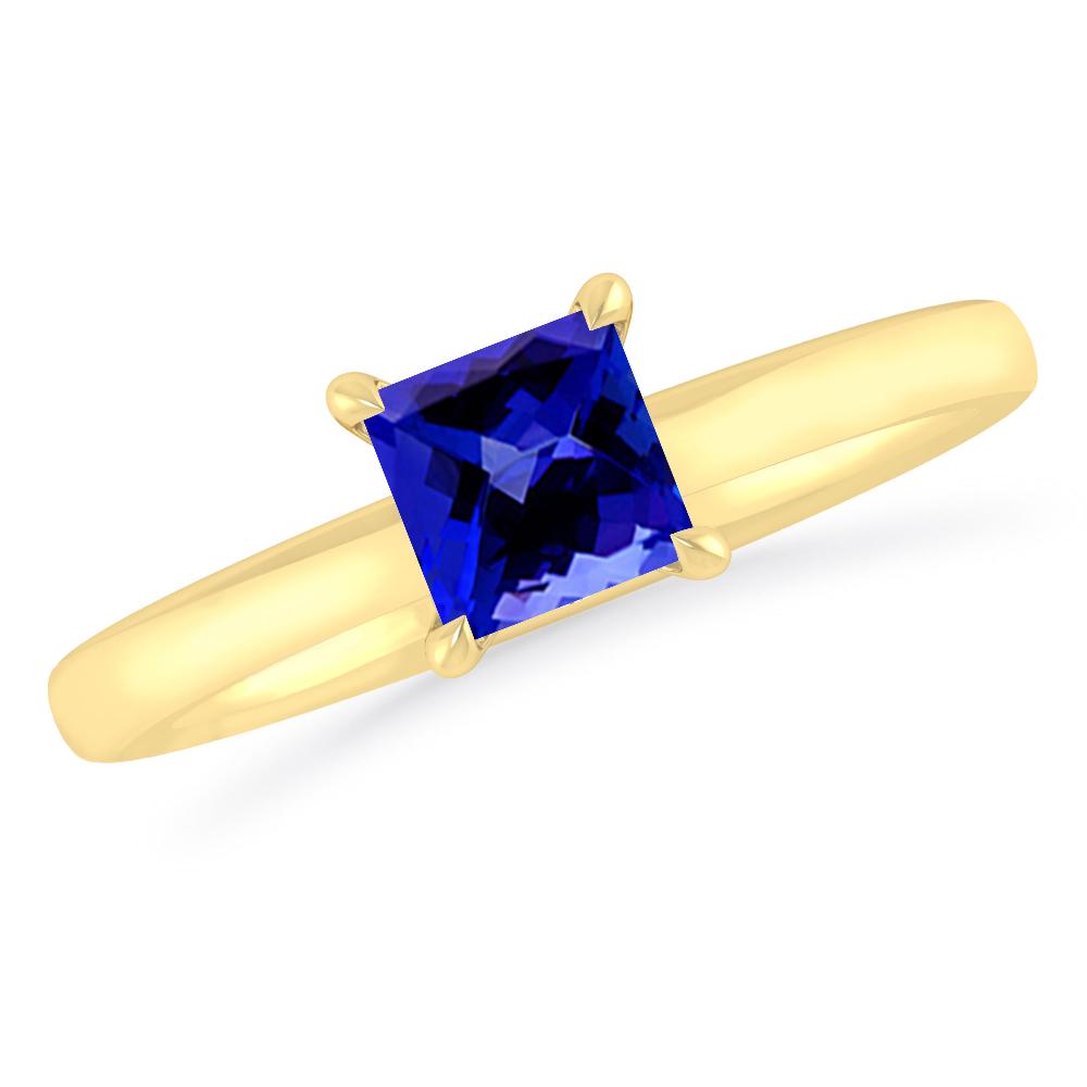 Yellow Gold - Tanzanite