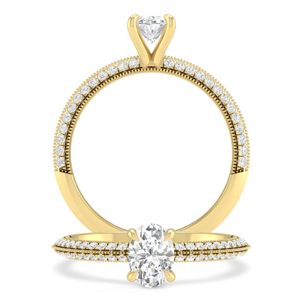 Yellow Gold - Oval