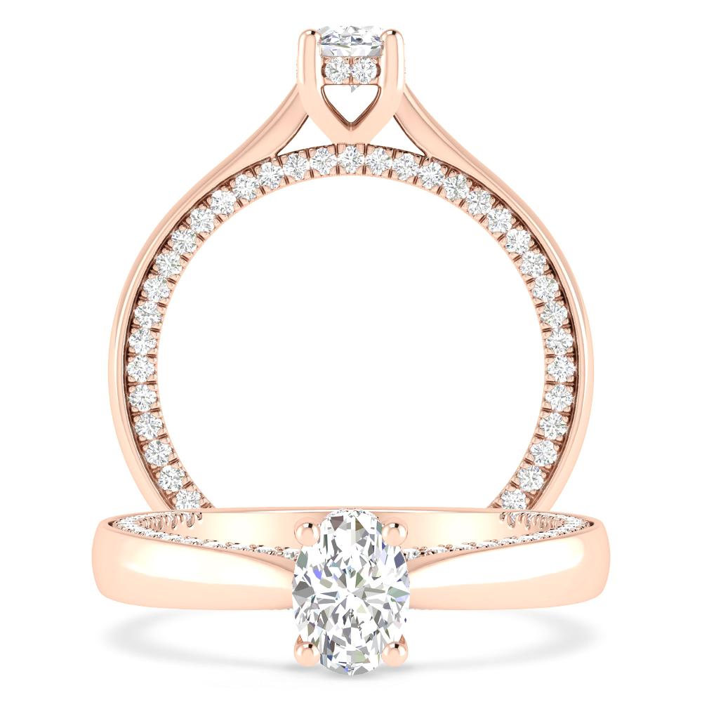 Rose Gold - Oval