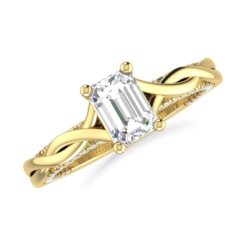 Yellow Gold - Emerald