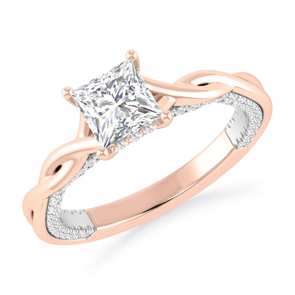 Rose Gold/White Gold - Princess