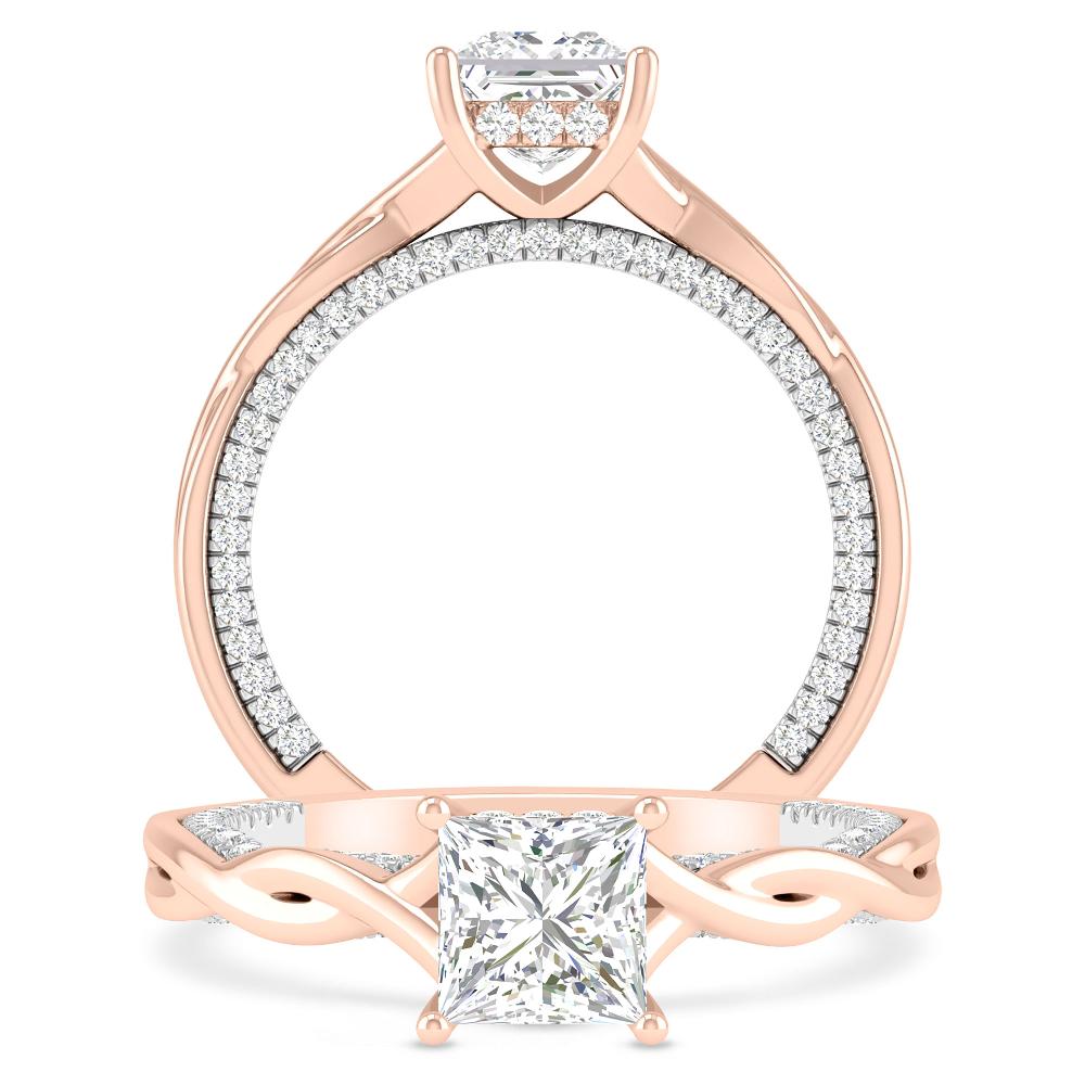 Rose Gold/White Gold - Princess