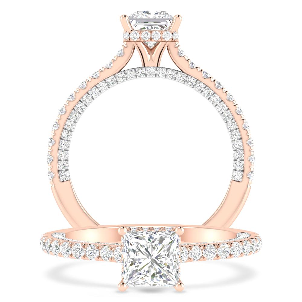 Rose Gold/White Gold - Princess