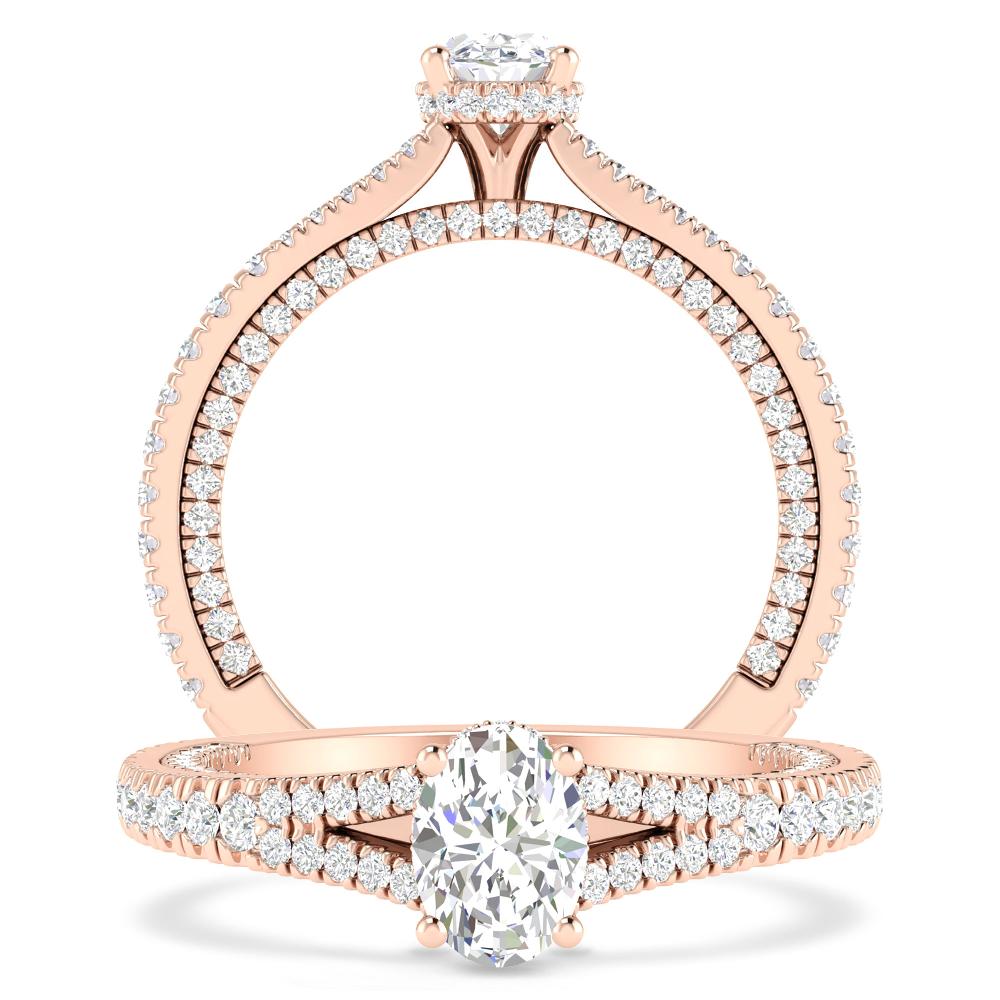 Rose Gold - Oval