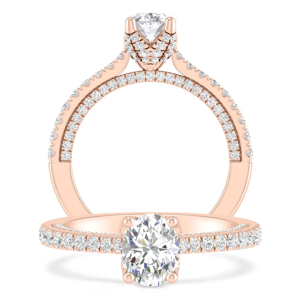 Rose Gold - Oval