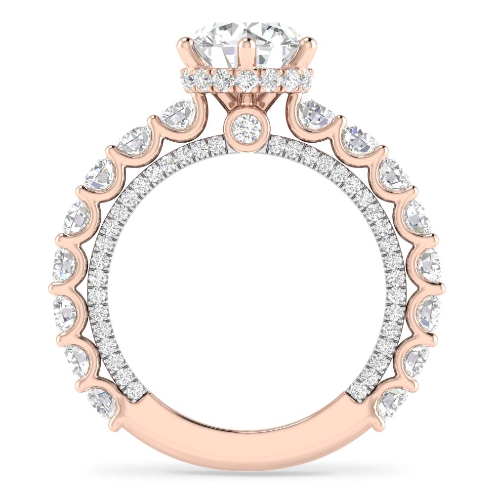 Rose Gold/White Gold - Round