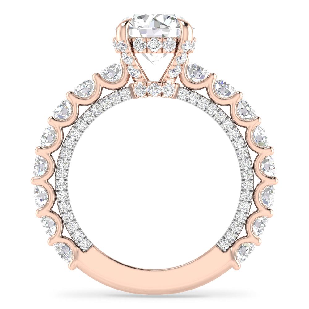 Rose Gold/White Gold - Round