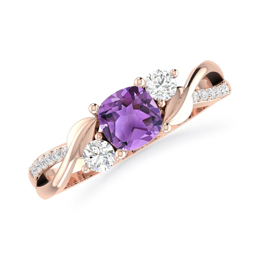 Rose Gold - Amethyst