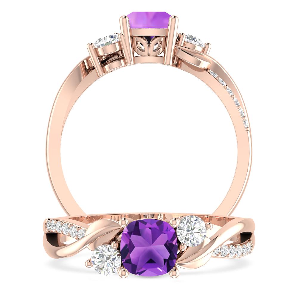 Rose Gold - Amethyst