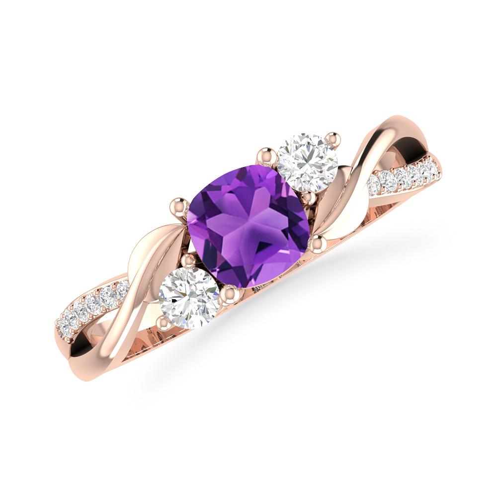 Rose Gold - Amethyst