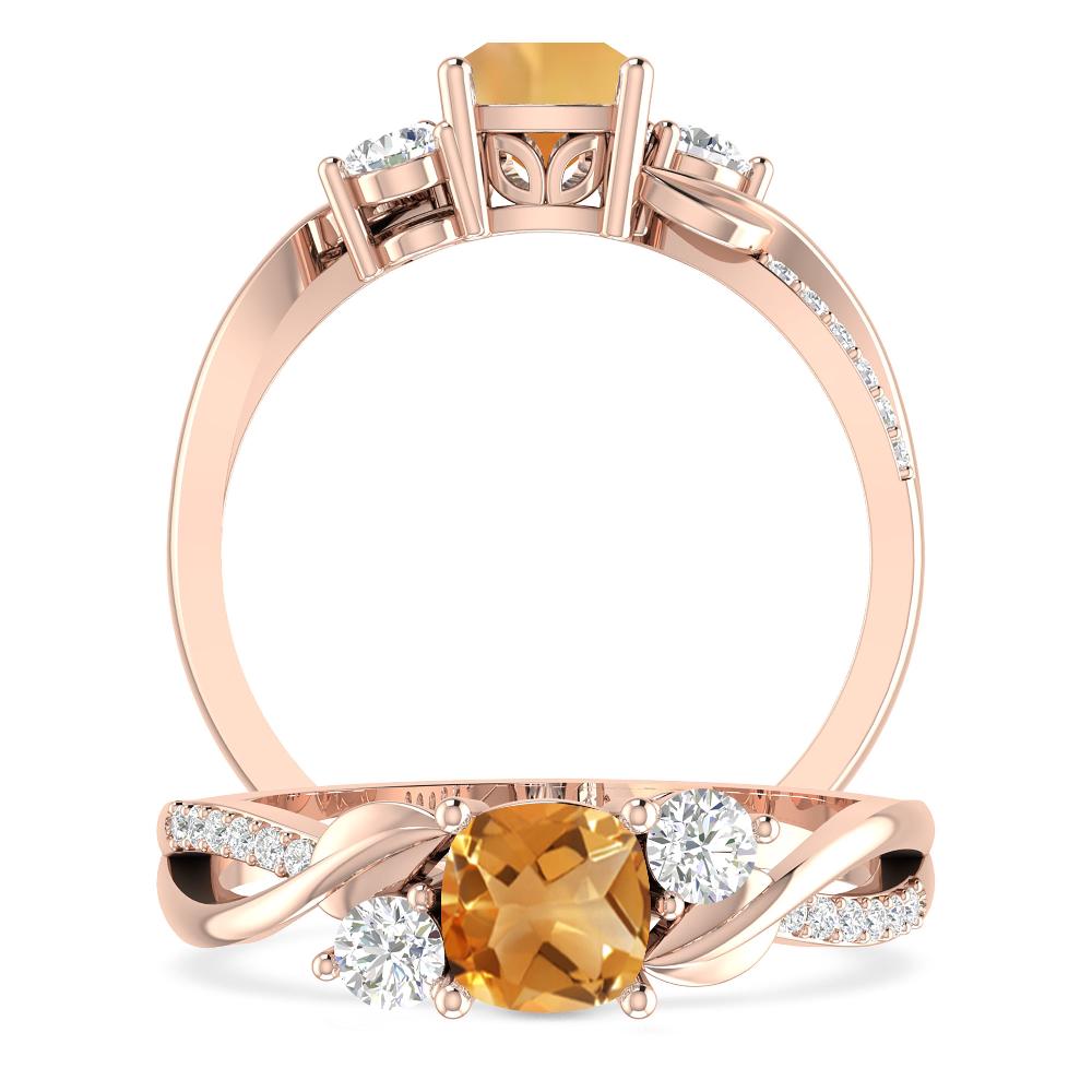 Rose Gold - Citrine