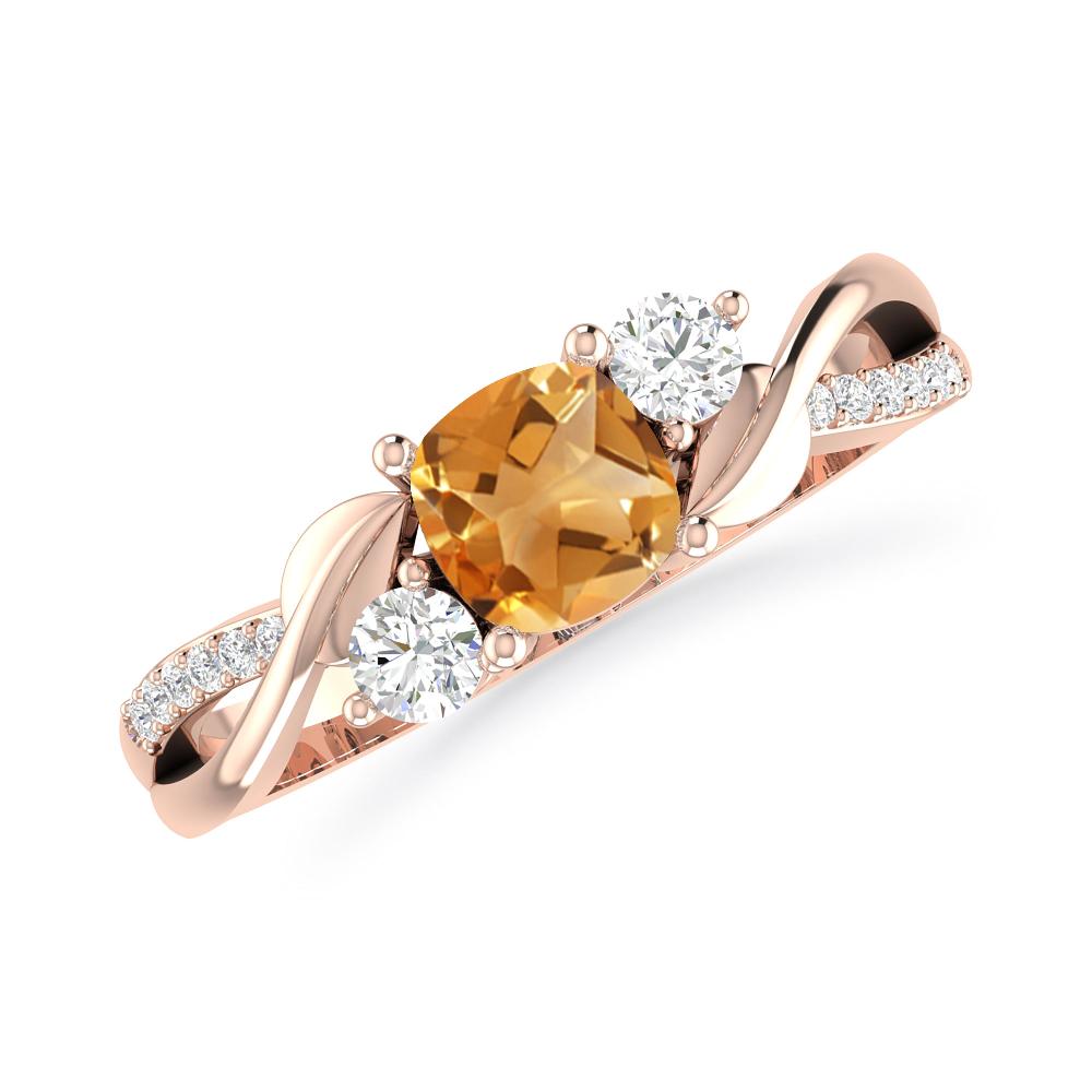 Rose Gold - Citrine