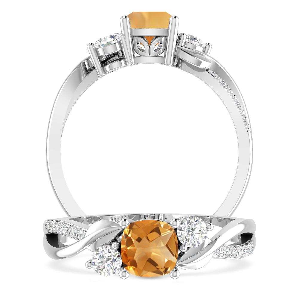 White Gold - Citrine