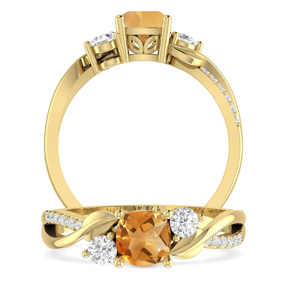 Yellow Gold - Citrine