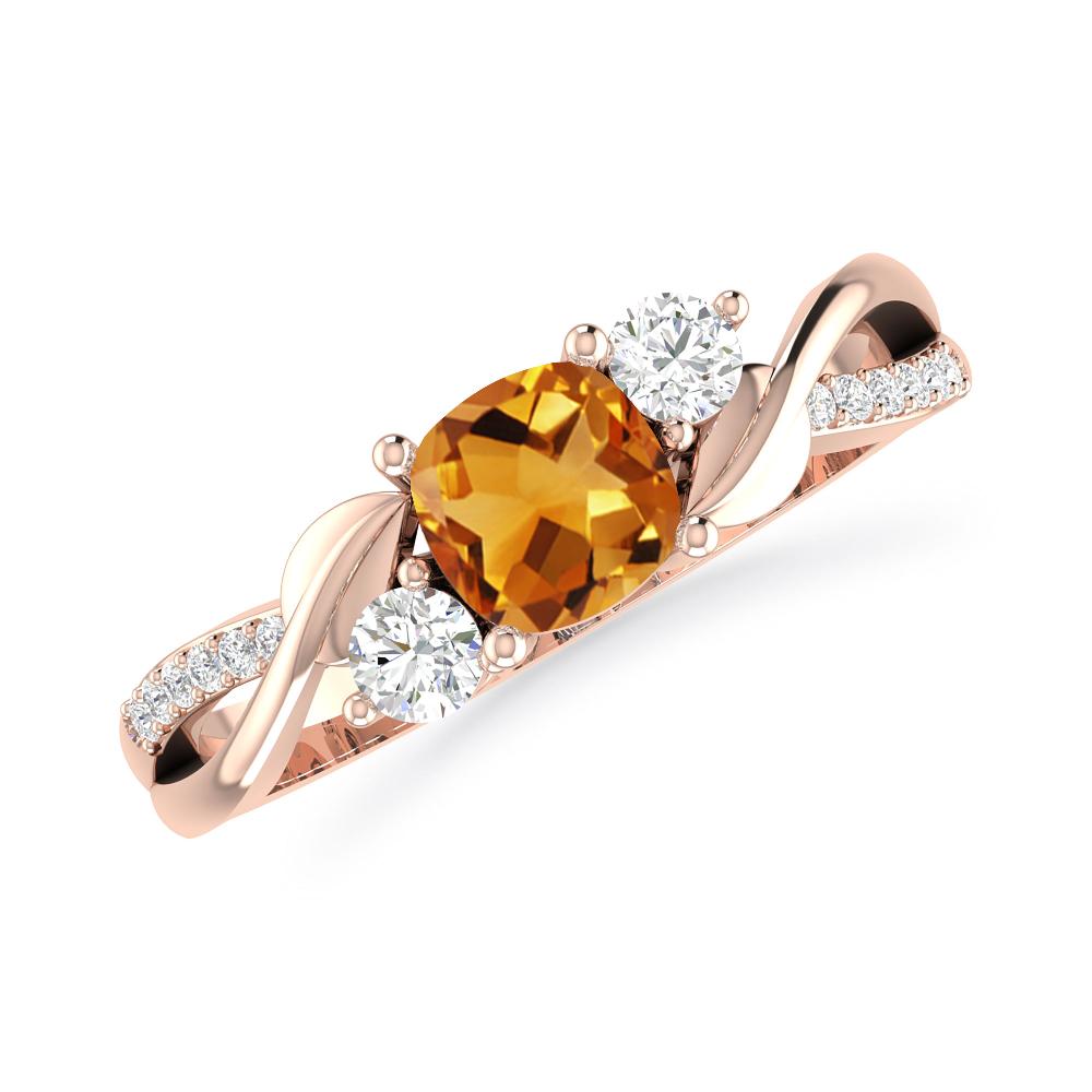 Rose Gold - Citrine