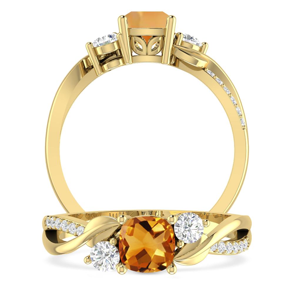 Yellow Gold - Citrine