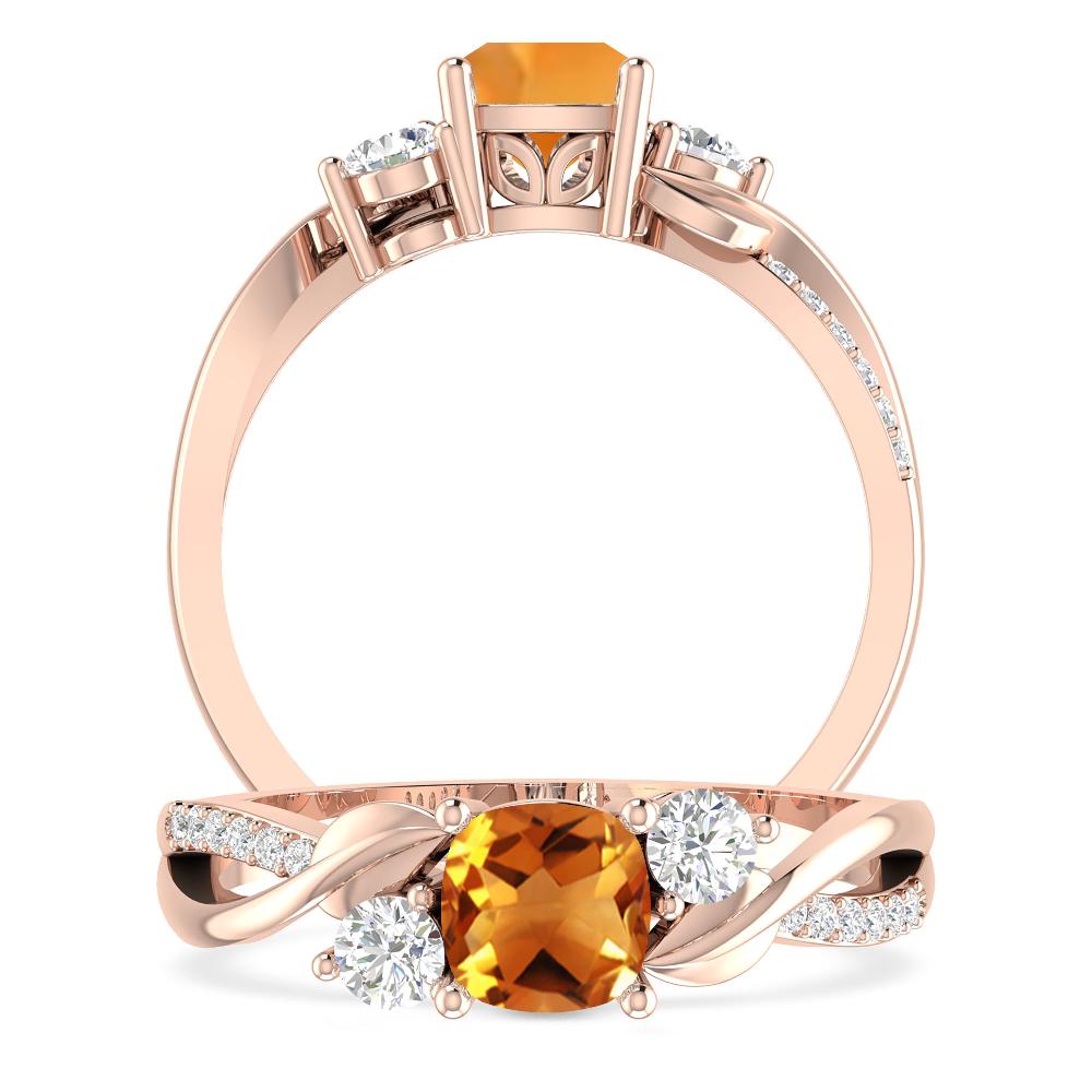 Rose Gold - Citrine