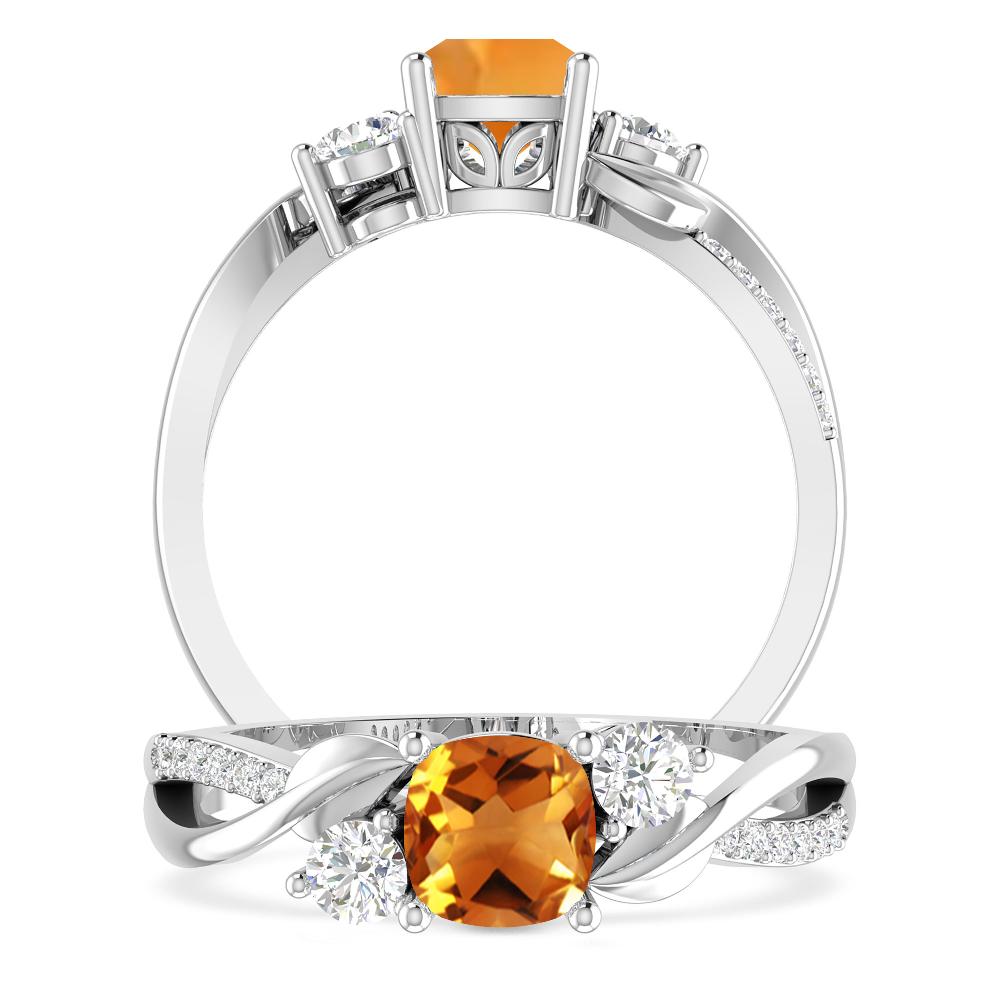 White Gold - Citrine