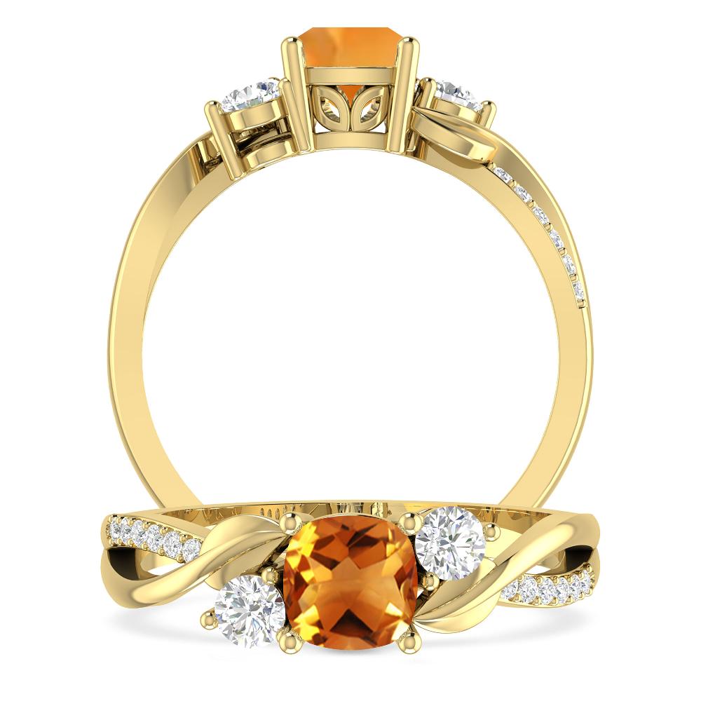 Yellow Gold - Citrine