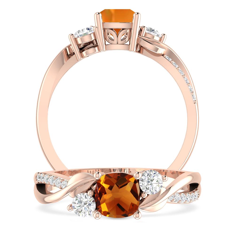 Rose Gold - Citrine