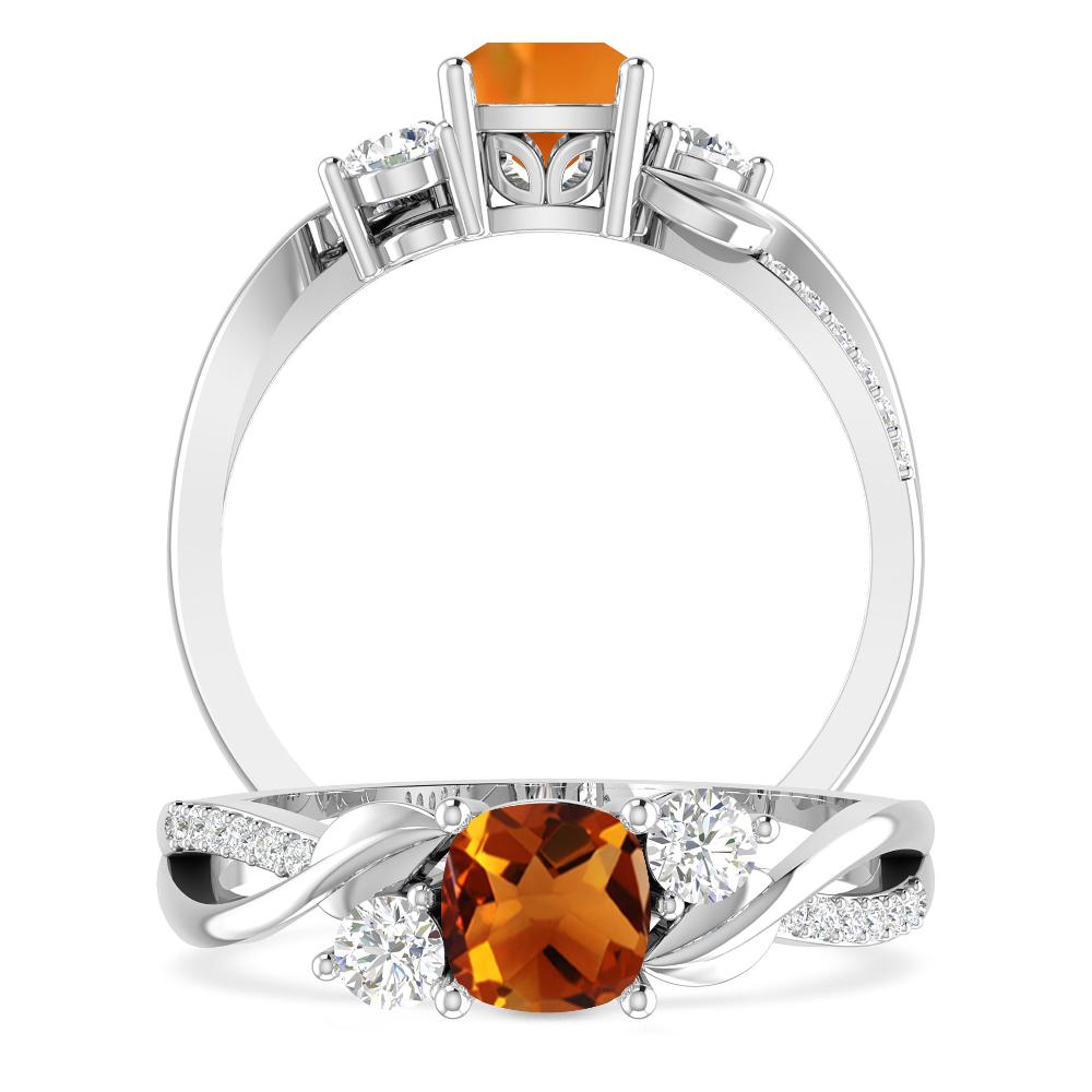 White Gold - Citrine