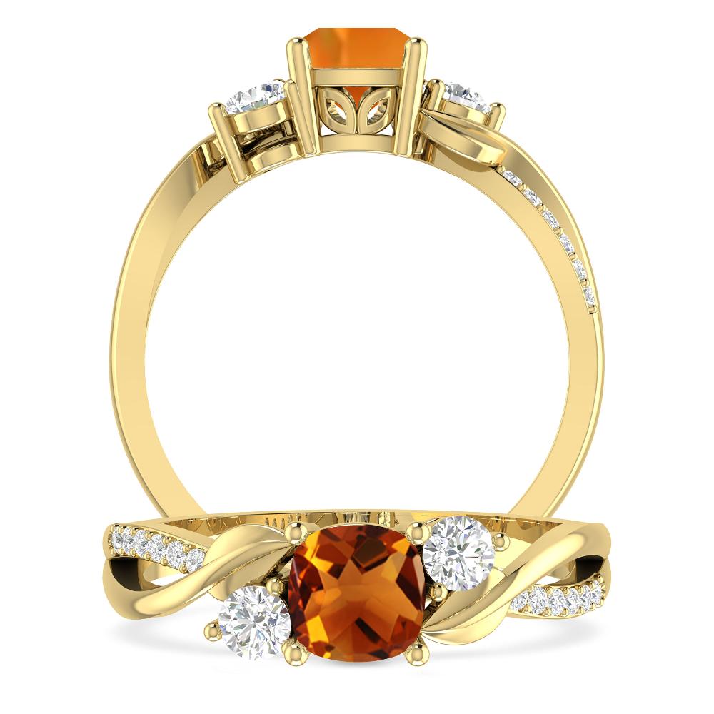 Yellow Gold - Citrine