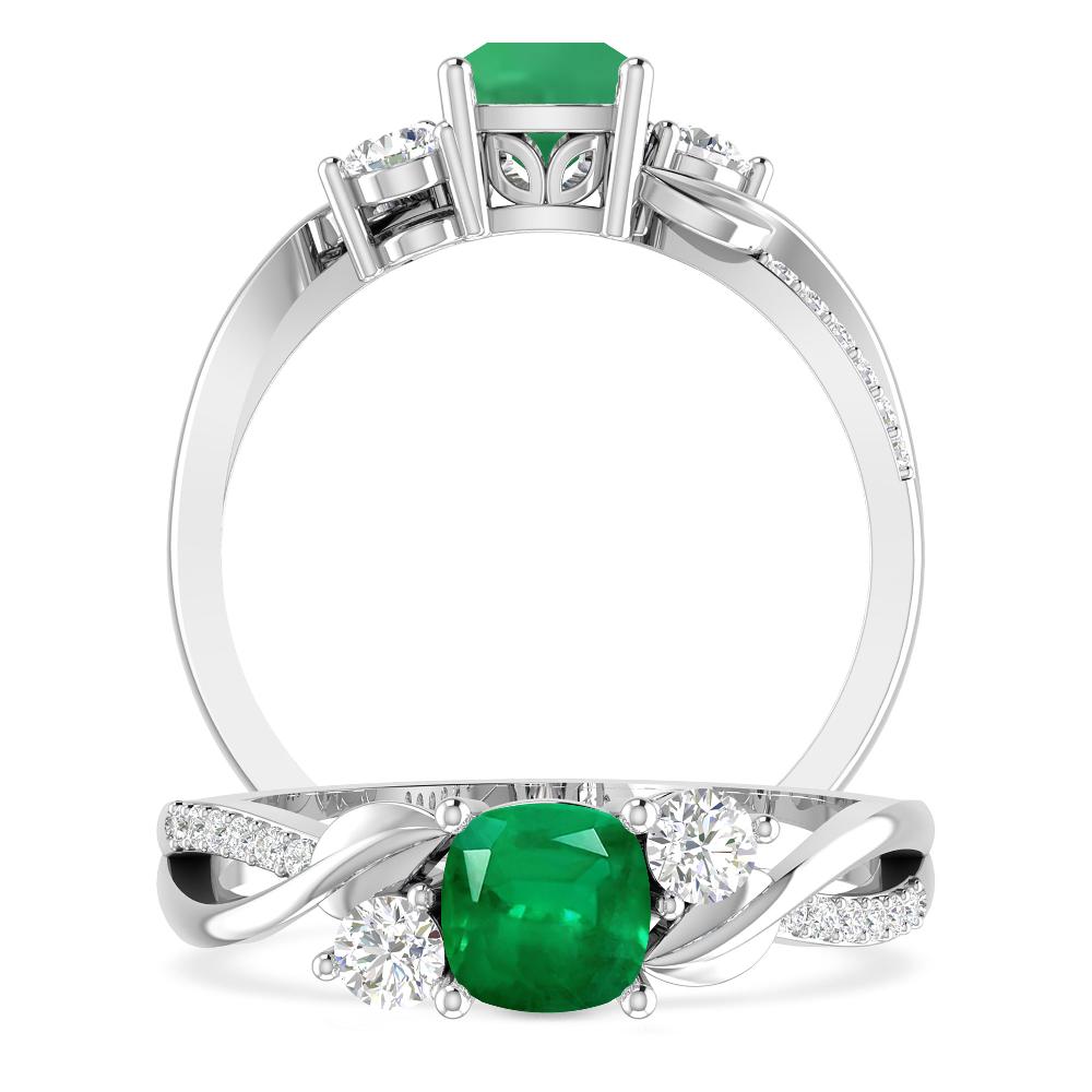 White Gold - Emerald