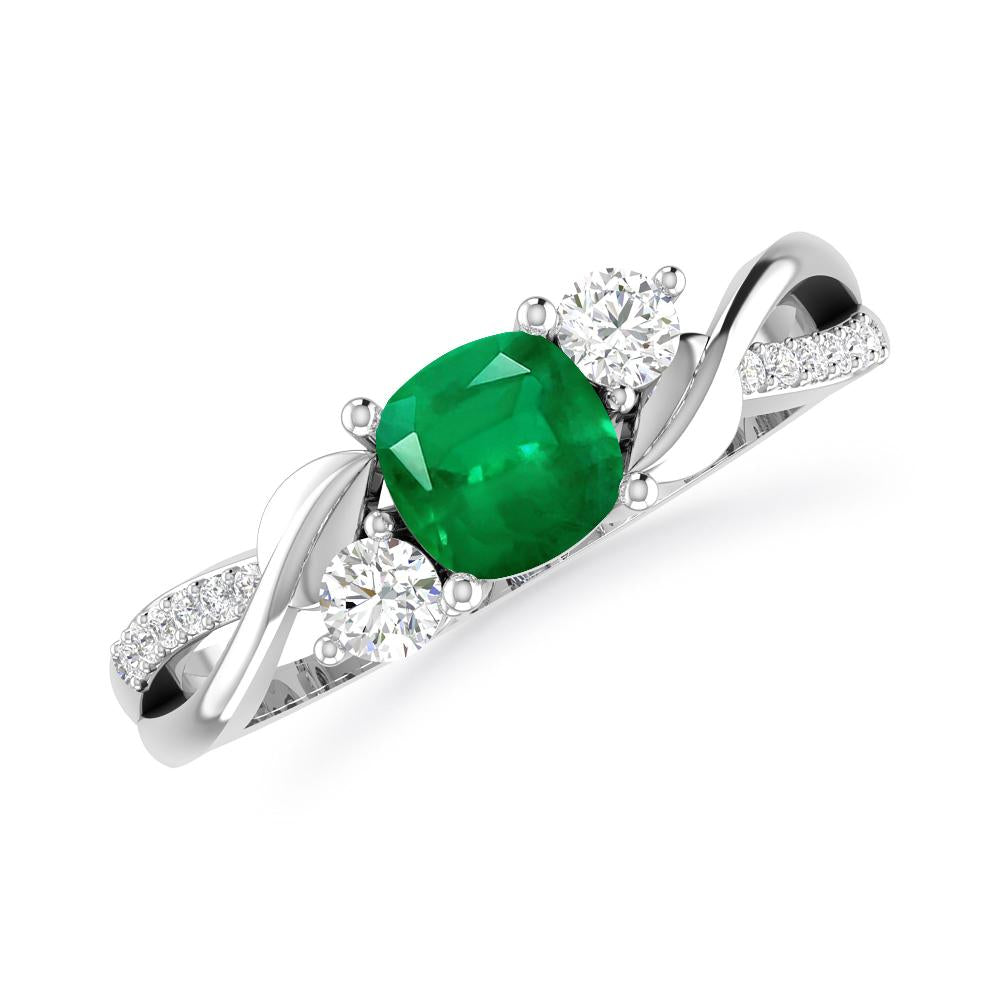 White Gold - Emerald