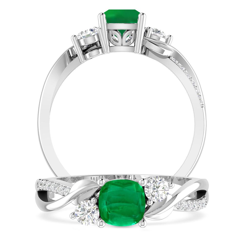 White Gold - Emerald