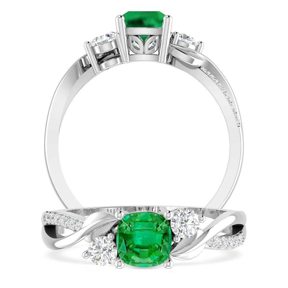 White Gold - Emerald