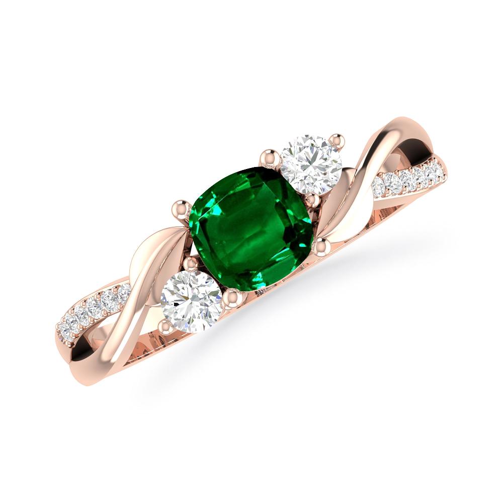 Rose Gold - Emerald