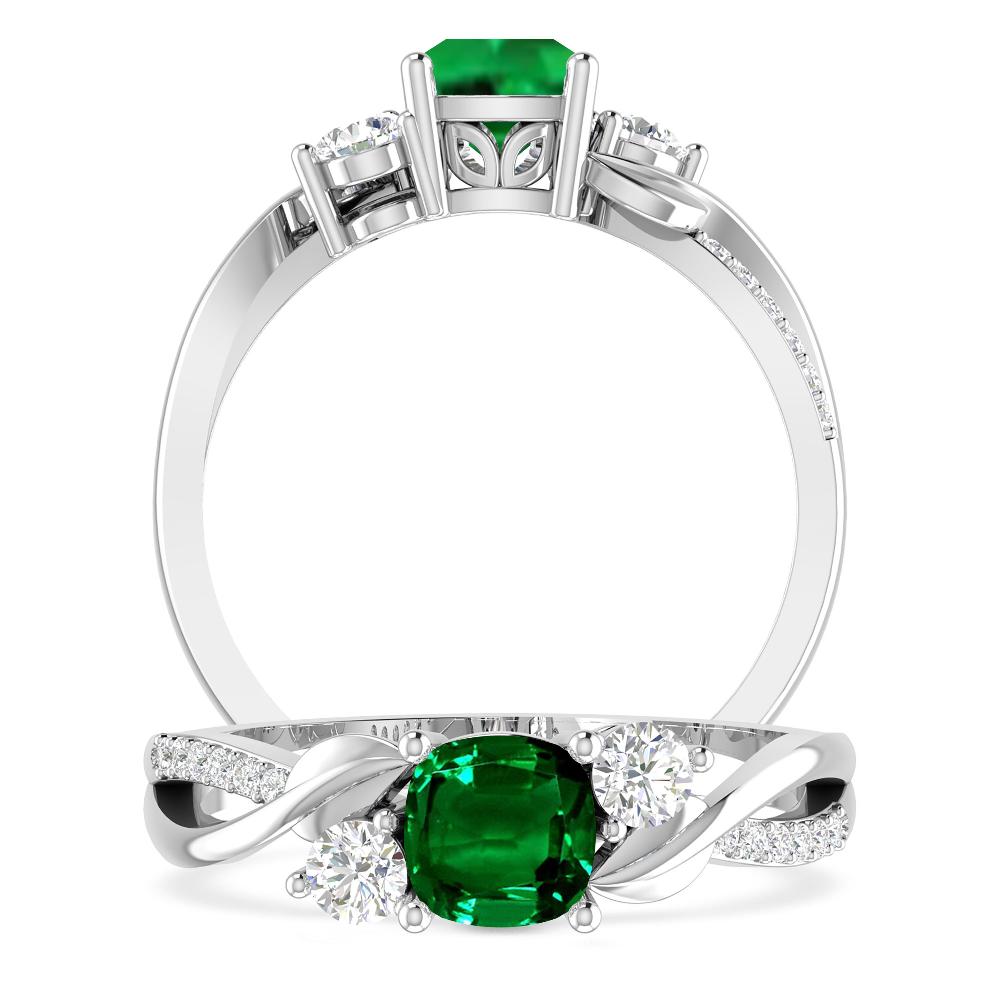 White Gold - Emerald