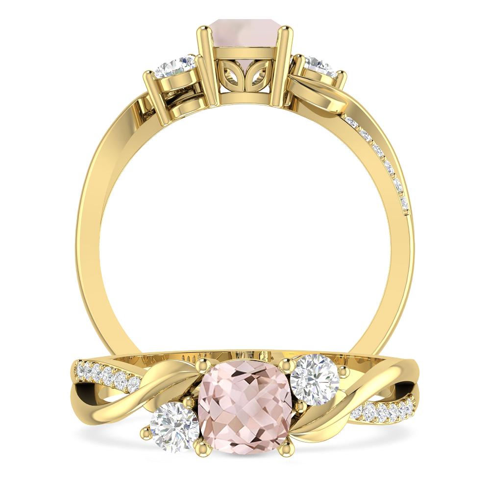 Yellow Gold - Morganite