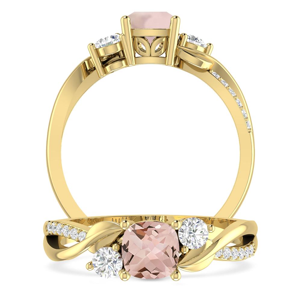 Yellow Gold - Morganite