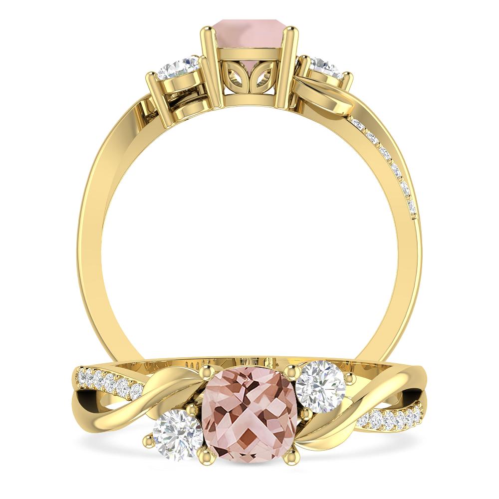 Yellow Gold - Morganite