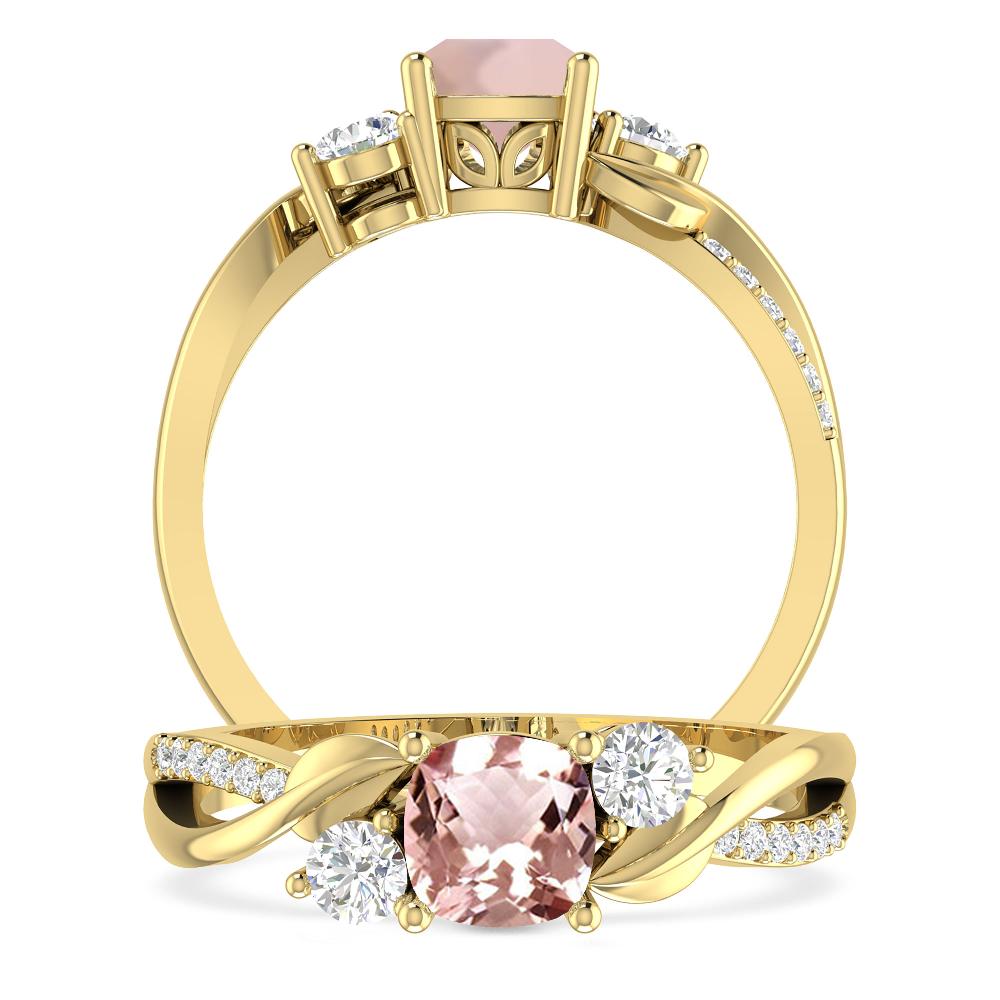 Yellow Gold - Morganite