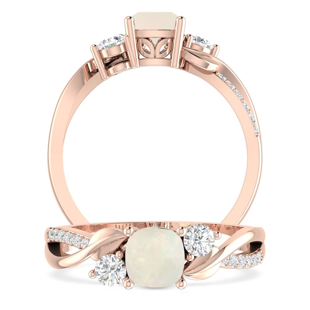 Rose Gold - Opal